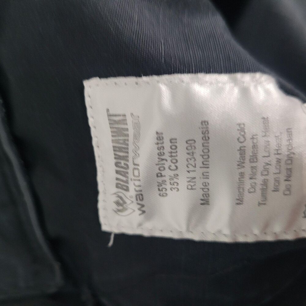 Blackhawk Warrior Wear Cargo Pants Mens 38x32 Black Tactical Ripstop Workwear - Picture 6 of 13